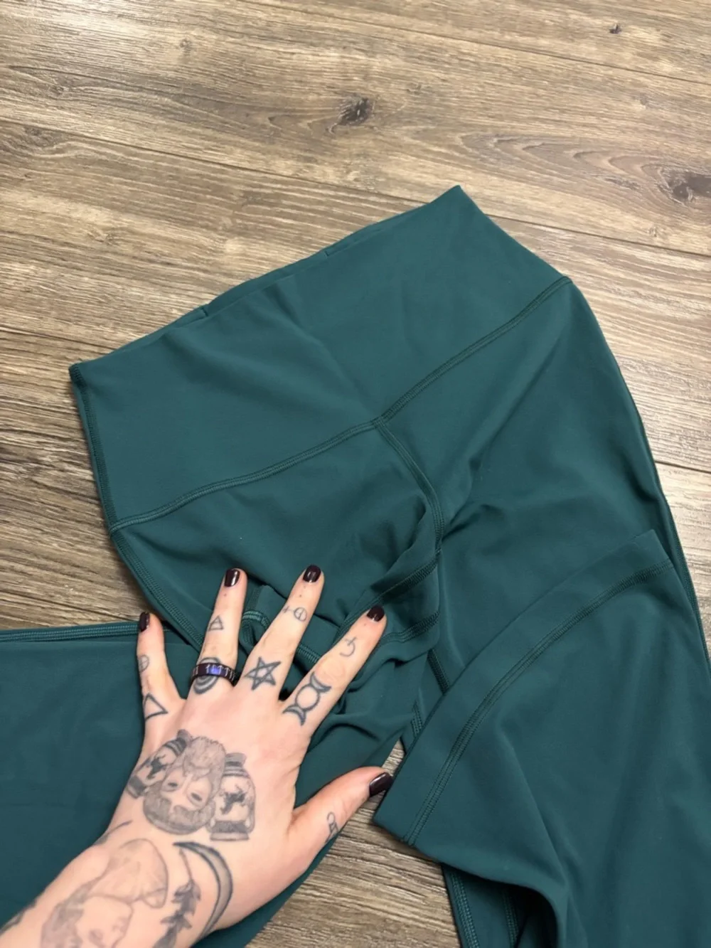 Lululemon Align High-Rise Mini-Flare Pant 32” (Green Jasper) Size 6
